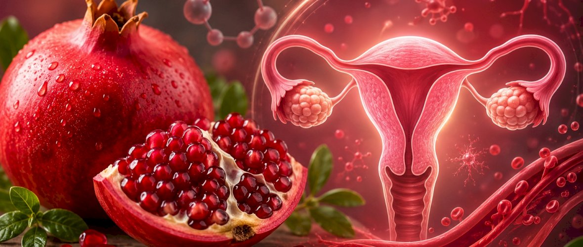 Gránátalma polifenolok: antioxidáns védelem a hormonális stabilitásért
